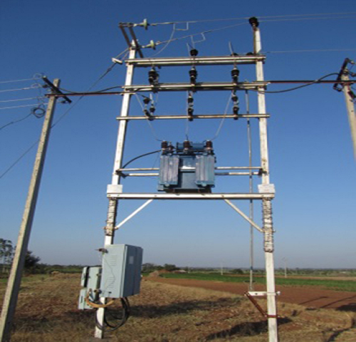 Overhead Power Line Installation