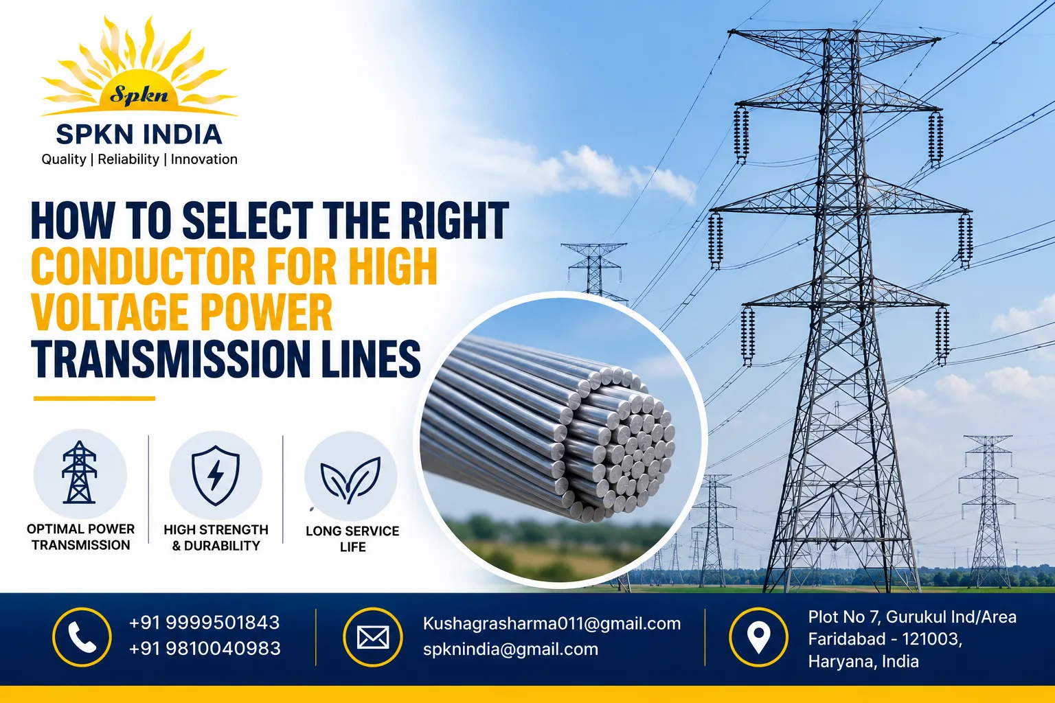 How To Select The Right Conductor For High Voltage Power Transmission Lines