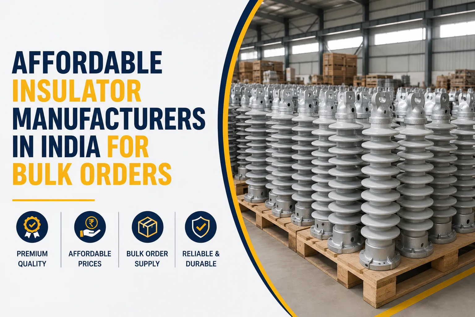 Affordable Insulator Manufacturers in India for Bulk Orders