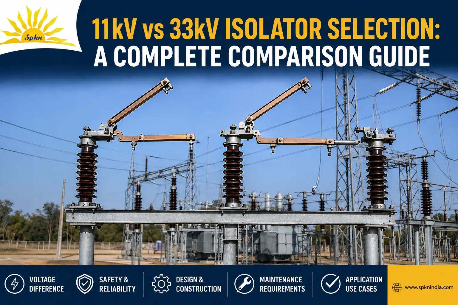 11kV vs 33kV Isolator Selection: A Complete Comparison Guide